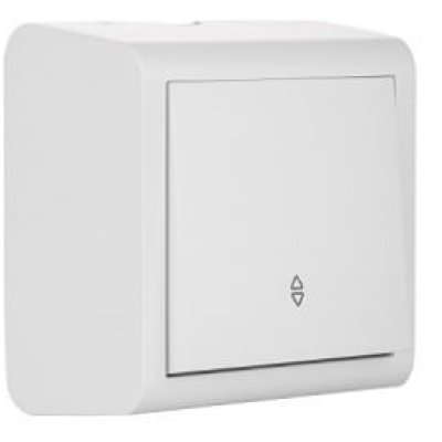 Întrerupător cu revenire Ovivo NIVO 10A 250V OV00663 alb