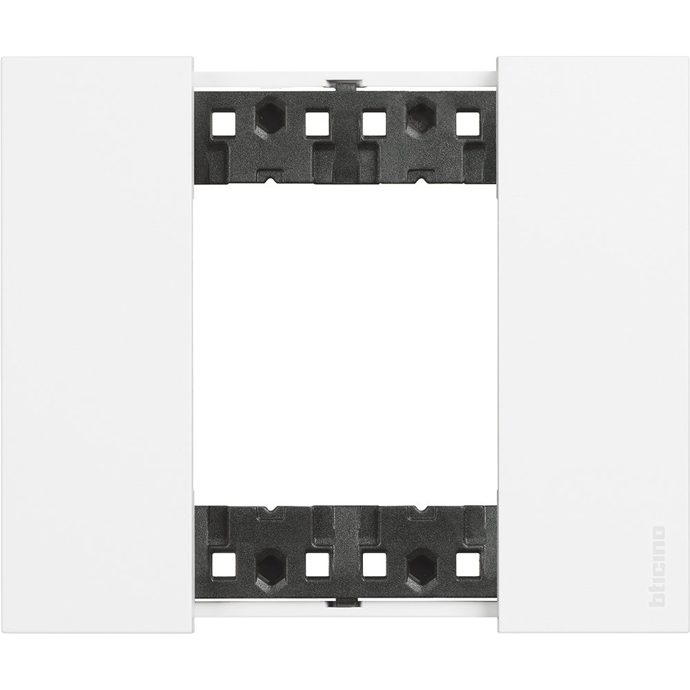 Rama ornament 2 module Bticino Living Now, Alb