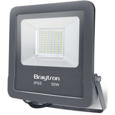 Proiector LED Braytron 50W, 4000LM, Alb Rece