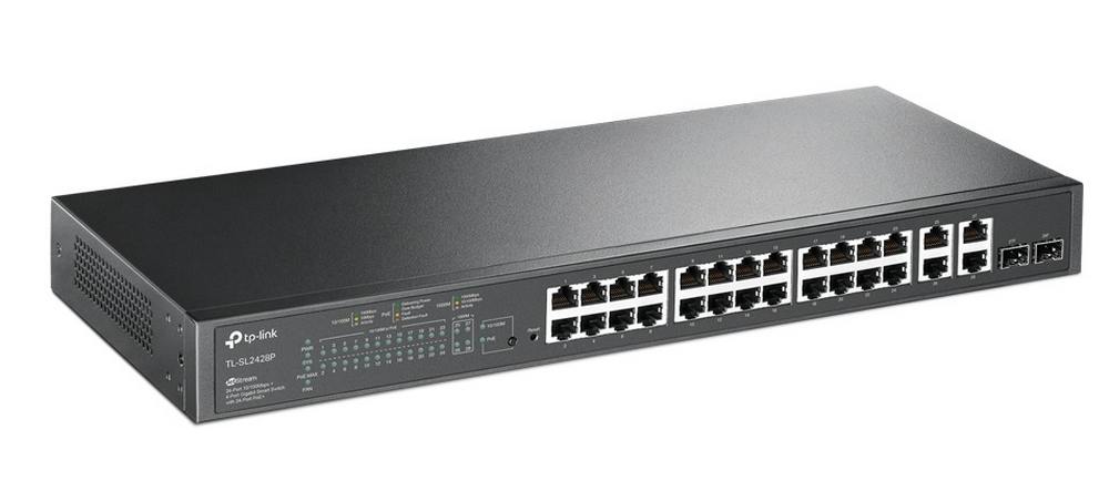 Switch PoE TP-Link 250W, 30 porturi