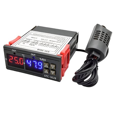 Oem4 Termostat umiditate si temperatura 230V STC-3028