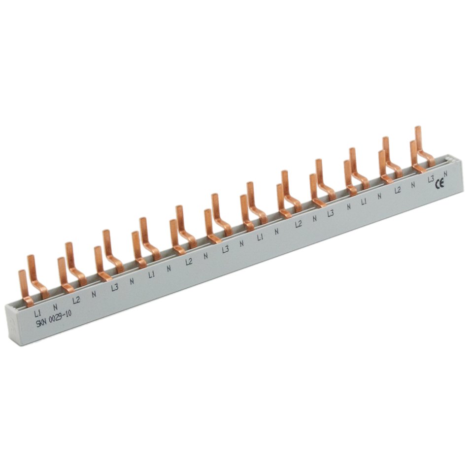 Busbar Eti 3P+N 12 Module 63A Siguranță