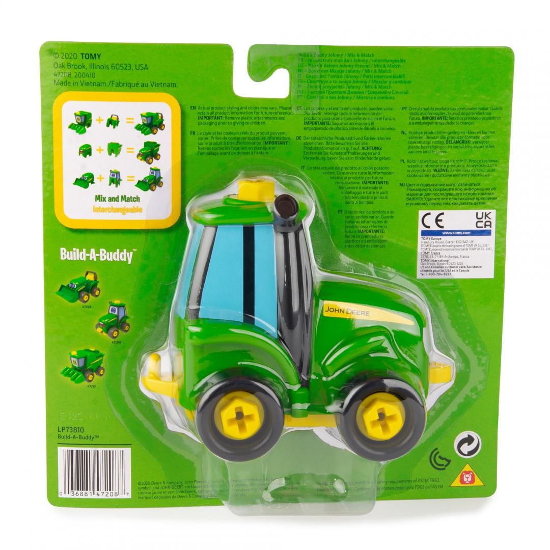 Tractoras Johnny Build-a-Buddy Tomy - Construieste un Prieten - imagine 5