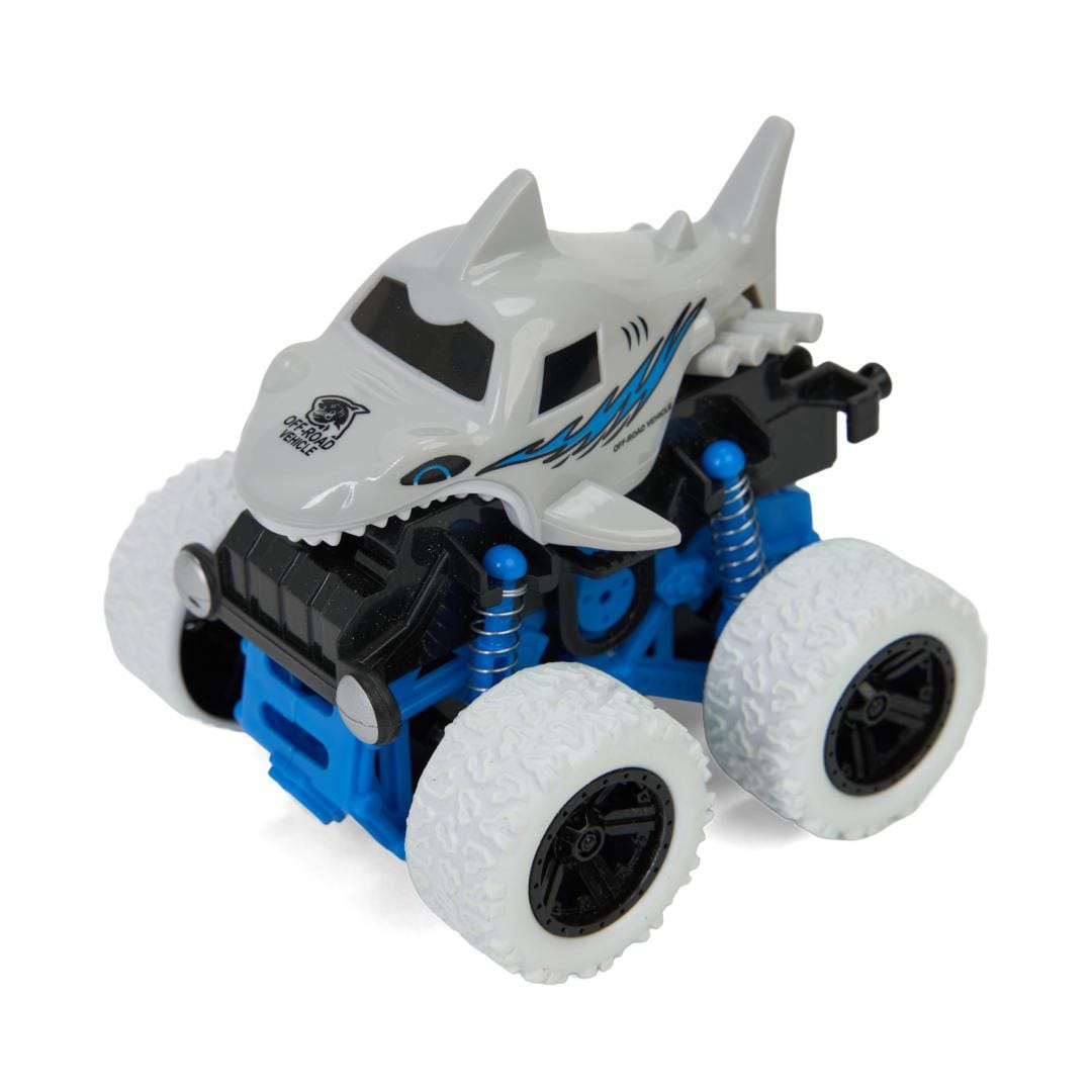 Masina Off-Road 4x4 360° Momki - Albastra, 10.8cm - imagine 3