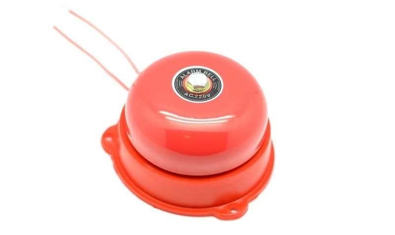 Sonerie alarma universala NR6, rosie, 220V, 100mm, pentru institutii publice, fabrici, locuinte, ALX-14G003