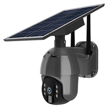Camera HD Solară Smart WiFi V-TAC, Negru