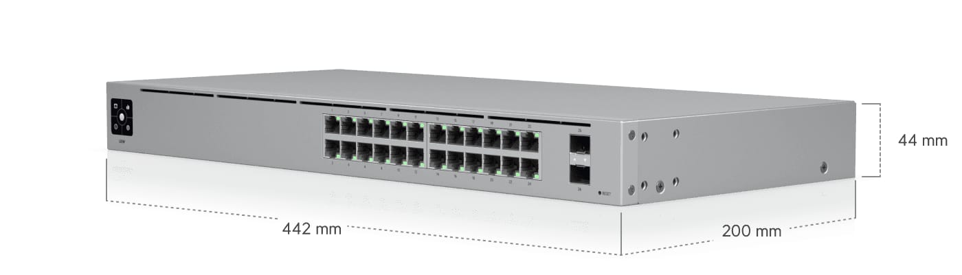 Switch Ubiquiti UniFi USW-24 Gigabit 24 Porturi 2xSFP - imagine 15