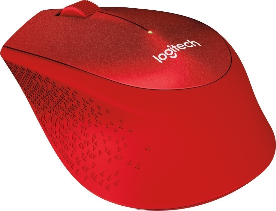 Mouse Wireless Logitech M330 Silent Plus, Rosu - imagine 4