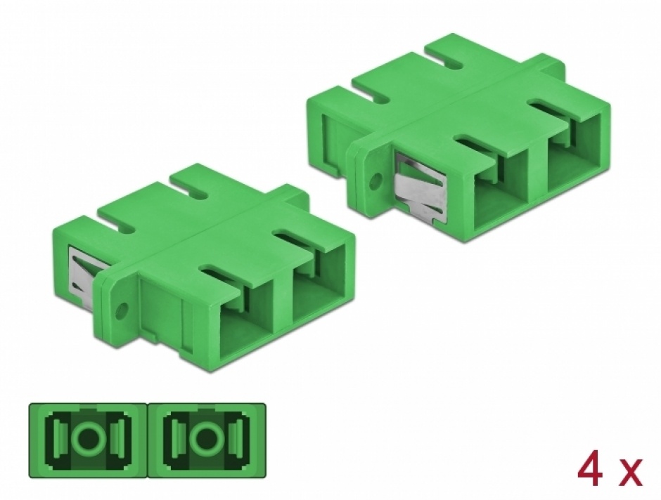 Set 4 Cuple SC Duplex Delock Single-mode
