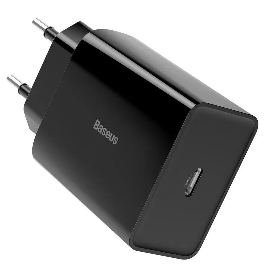 Încărcător Rețea Baseus Speed Mini 20W Quick Charge USB-C Negru - imagine 3