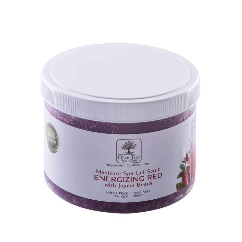 Manicure Spa Gel Scrub Energizing Red Nailshop