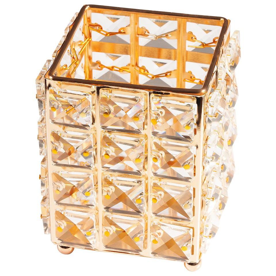 Suport Pensule Crystal Star Gold LUXORISE