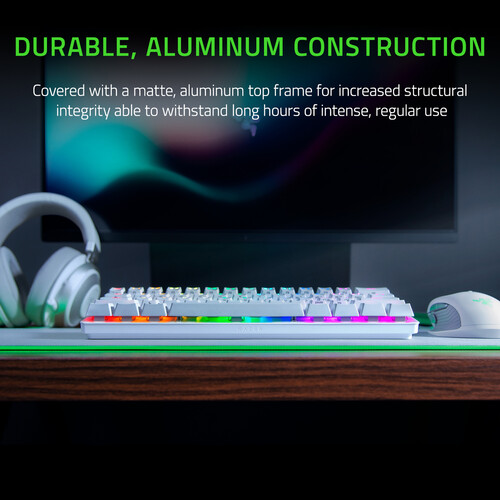 Tastatură Gaming Razer Huntsman Mini Switch Optic Purple Alb - imagine 5