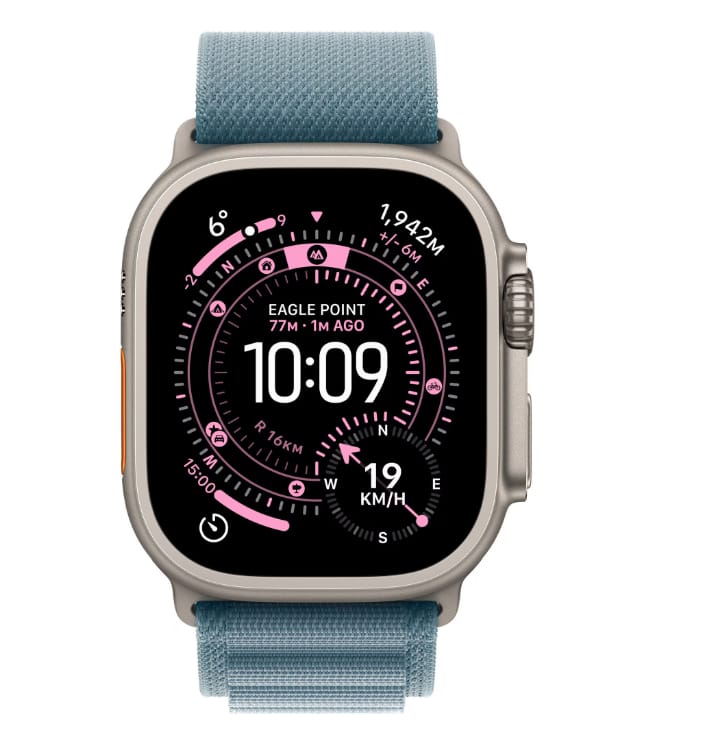 Apple Watch Ultra 3 GPS+Cellular 49mm - Titaniu Natural - imagine 2