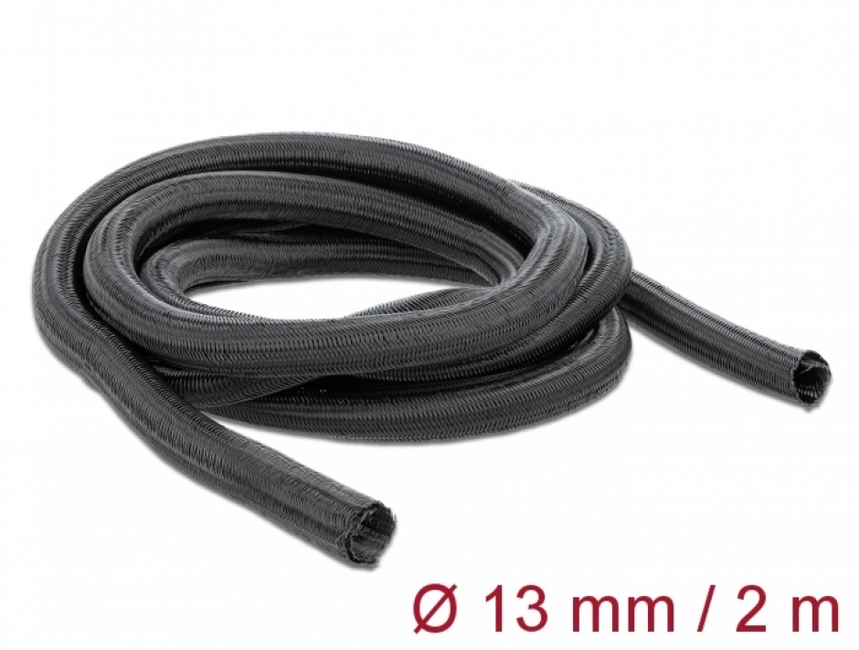 Plasă auto-închidere Delock 2m, 13mm, Organizare Cabluri