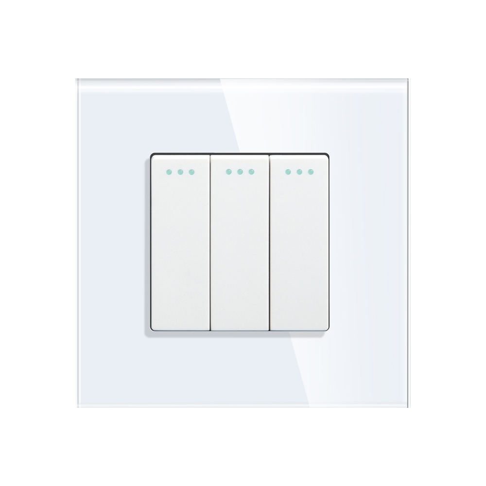 Întrerupător Triplu Luxion, Sticlă, Mecanic - imagine 2