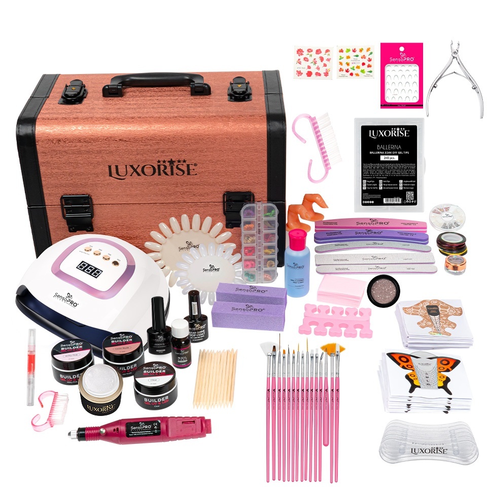 Kit Unghii Gel SensoPRO Milano + Geanta LUXORISE - imagine 2
