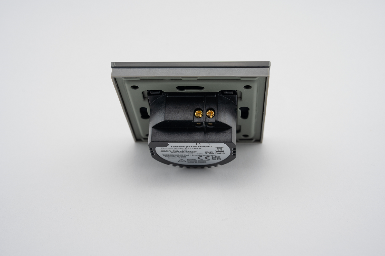 Întrerupător Touch Sticlă LUXION, 500W, Albastru - imagine 32