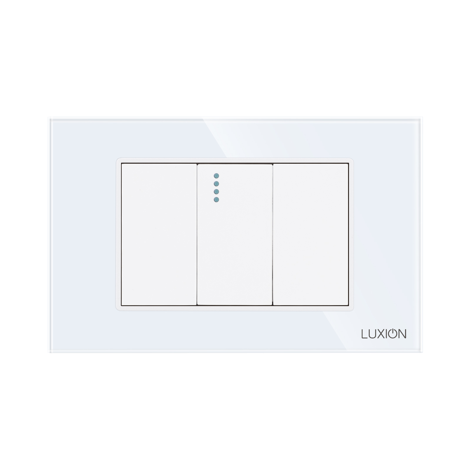 Intrerupator Sticla LUXION, 1M + 2 False, IP44 - imagine 2