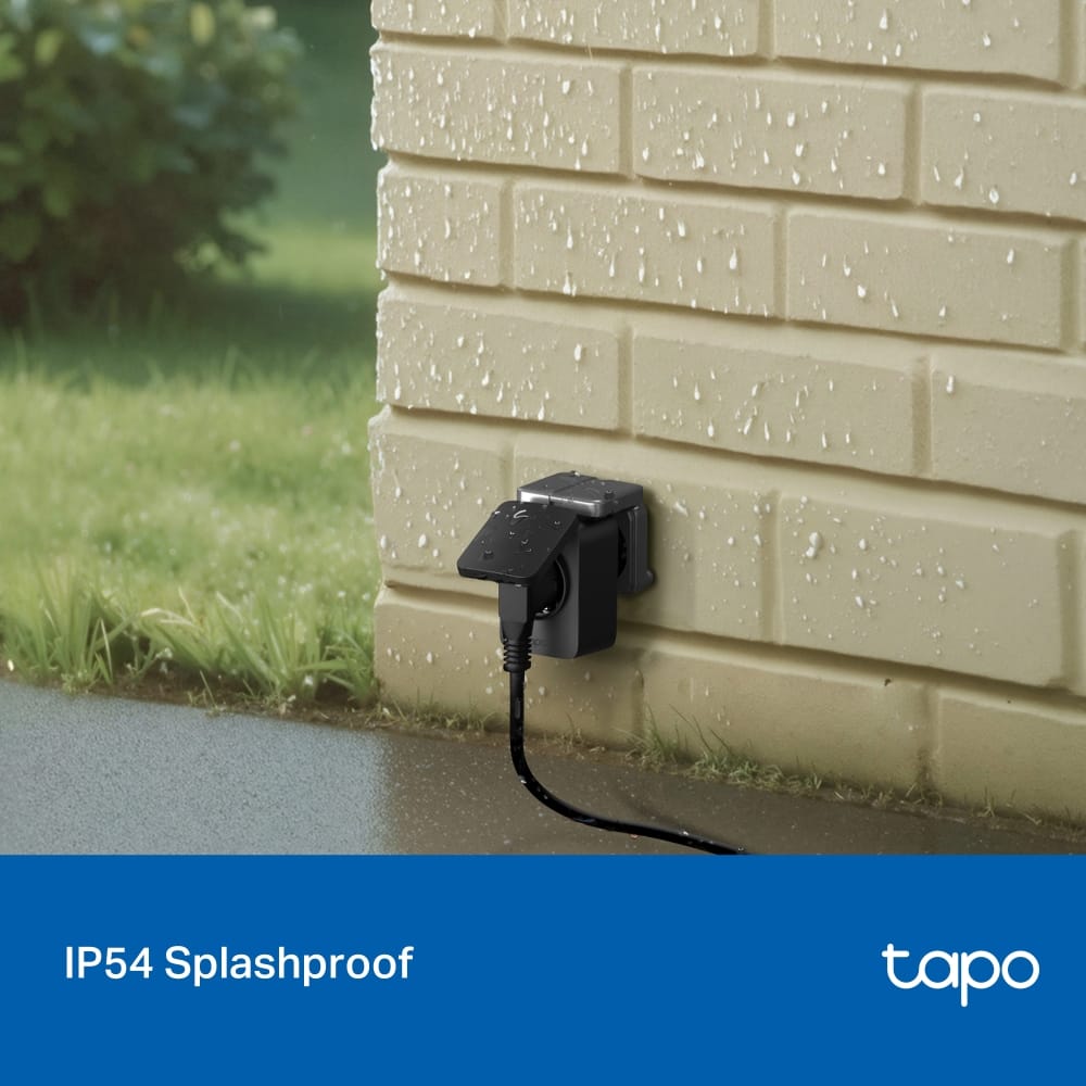 Priză inteligentă TP-Link Tapo P410M Matter IP54 exterior - imagine 17