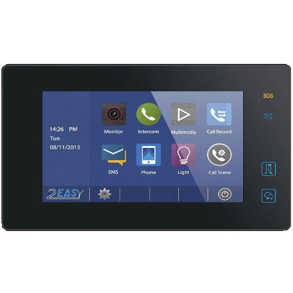 Post interior video OEM, 7 inch Touch Screen