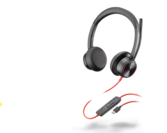 Poly Blackwire 8225 Stereo Teams USB-C - Profesional