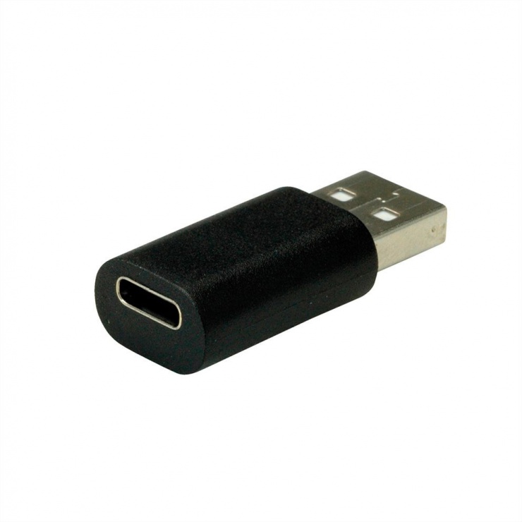Adaptor USB-C la USB 2.0 Value, Negru