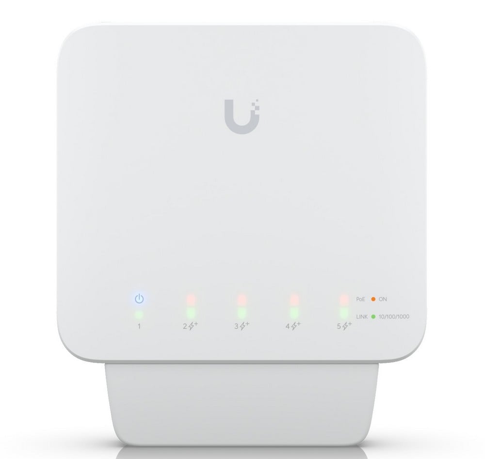 Switch PoE Ubiquiti USW-FLEX, 5 Porturi Gigabit
