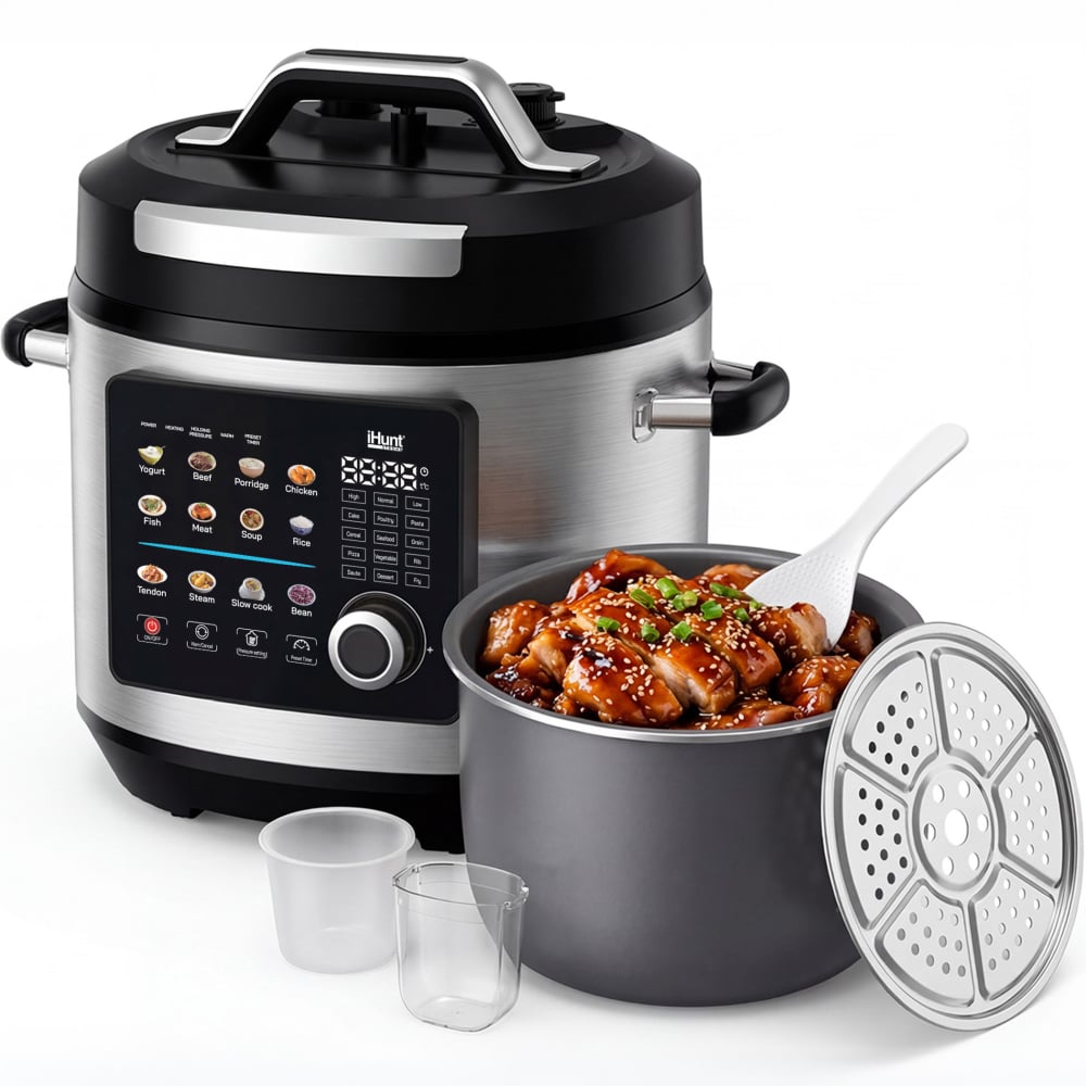 Oala electrica sub presiune iHunt 8L - imagine 2