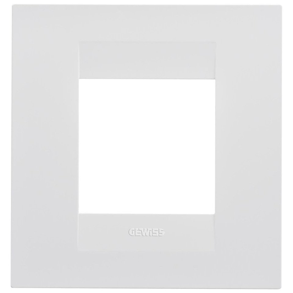 Rama 2 module Gewiss Chorus Geo, Alb