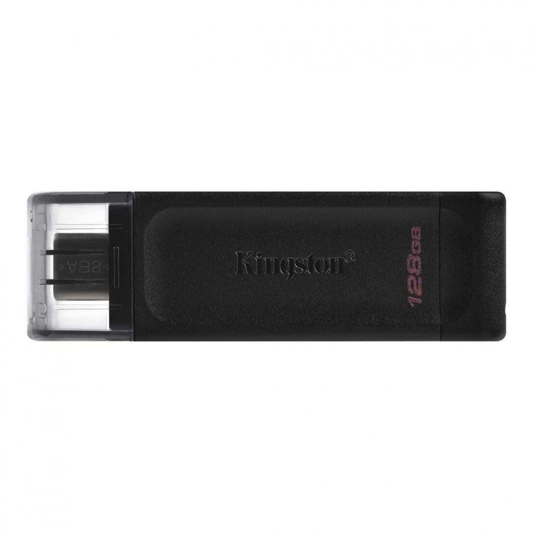 Memorie USB KINGSTON DataTraveler 70 128GB Type-C Negru