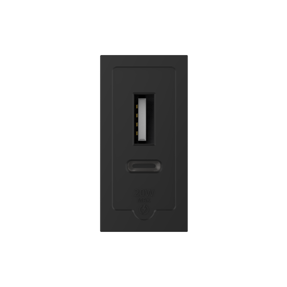 Priza USB-A + USB-C 20W LIVOLO, încărcare rapidă PD și QC - imagine 6