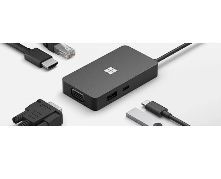 Microsoft Surface USB-C Travel Hub - Docking Station Portabilă - imagine 3