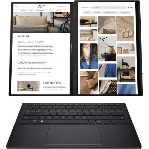 Laptop Asus Zenbook Duo OLED Dual Screen Intel Ultra 7 32GB