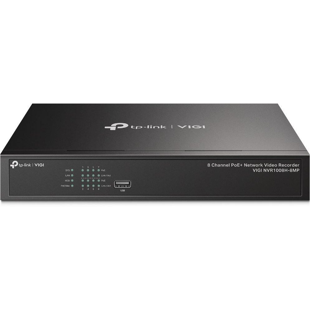 NVR TP-Link VIGI 8 Canale, 8MP, PoE+ - imagine 1