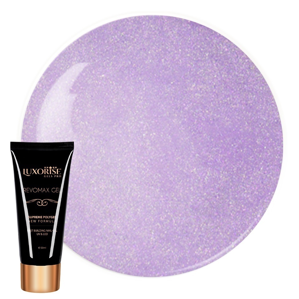 Polygel Luxorise Brilliant Orchid, 30ml | Modelare Ușoară