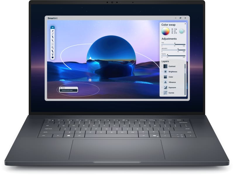 Laptop DELL Pro Max 16 Premium, Core Ultra 9, RTX PRO 2000 - imagine 2