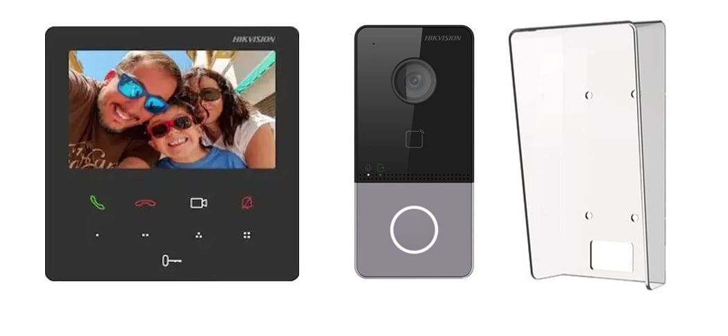 Kit Videointerfon IP Hikvision HD 2MP