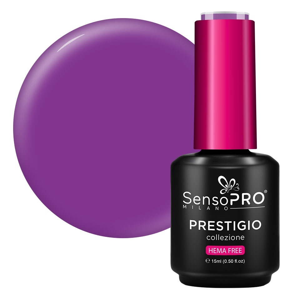 Oja Semipermanenta PRESTIGIO Purple Wave 15ml Hema Free