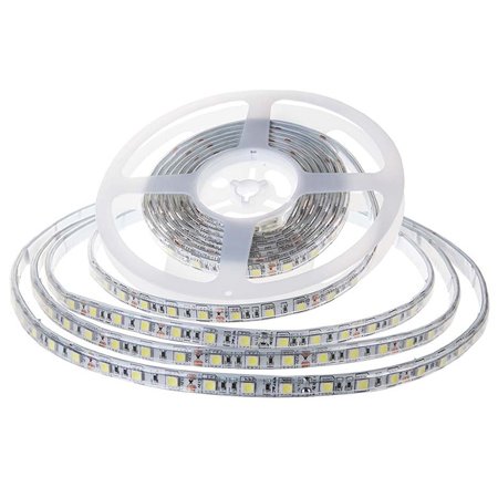 Banda LED V-TAC SMD2835 24V 8W/M 3000K IP65 10M alb cald