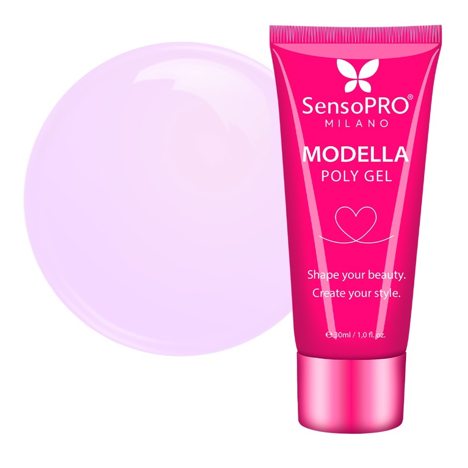 Polygel MODELLA SensoPRO Milano - Lilac Silk, 30ml