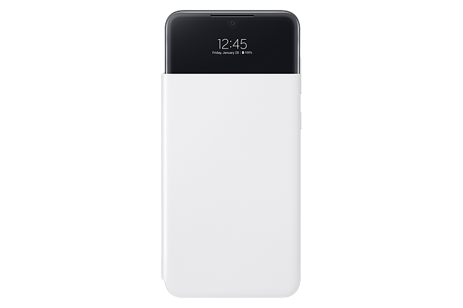 Husă Samsung A33 5G S View Wallet Albă - imagine 1
