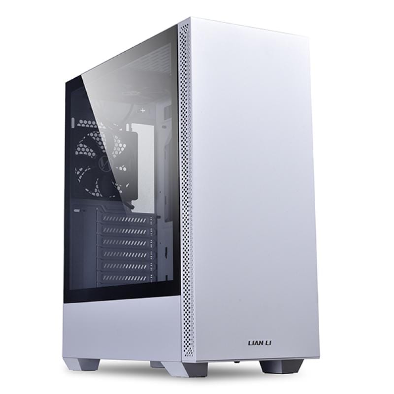 Carcasa Lian Li LANCOOL 205 Alb - Mid Tower cu Geam Tempered - imagine 2