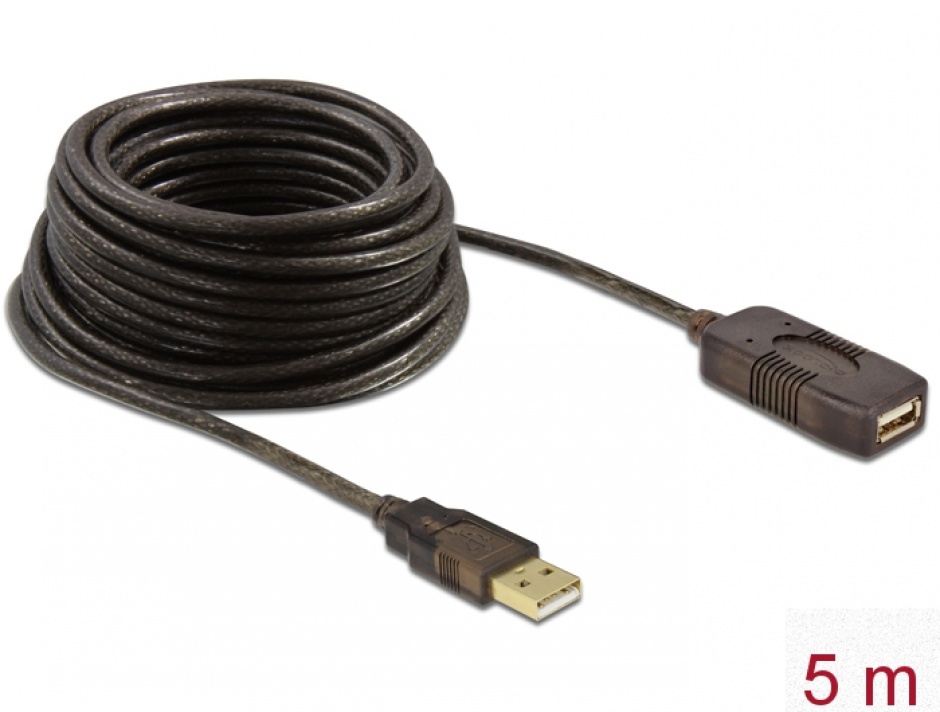 Prelungitor USB Activ Delock 5m