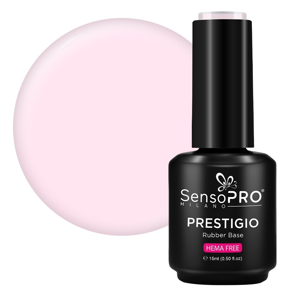 Rubber Base PRESTIGIO SensoPRO Blush Bunny 15ml Hema Free