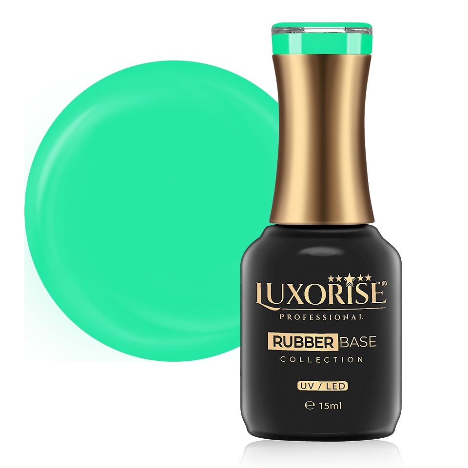 Rubber Base LUXORISE Supreme Sage 15ml - Autonivelantă - imagine 2