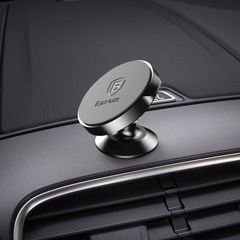Suport auto BASEUS Small Ears SUER-B01 Magnetic Negru - imagine 6