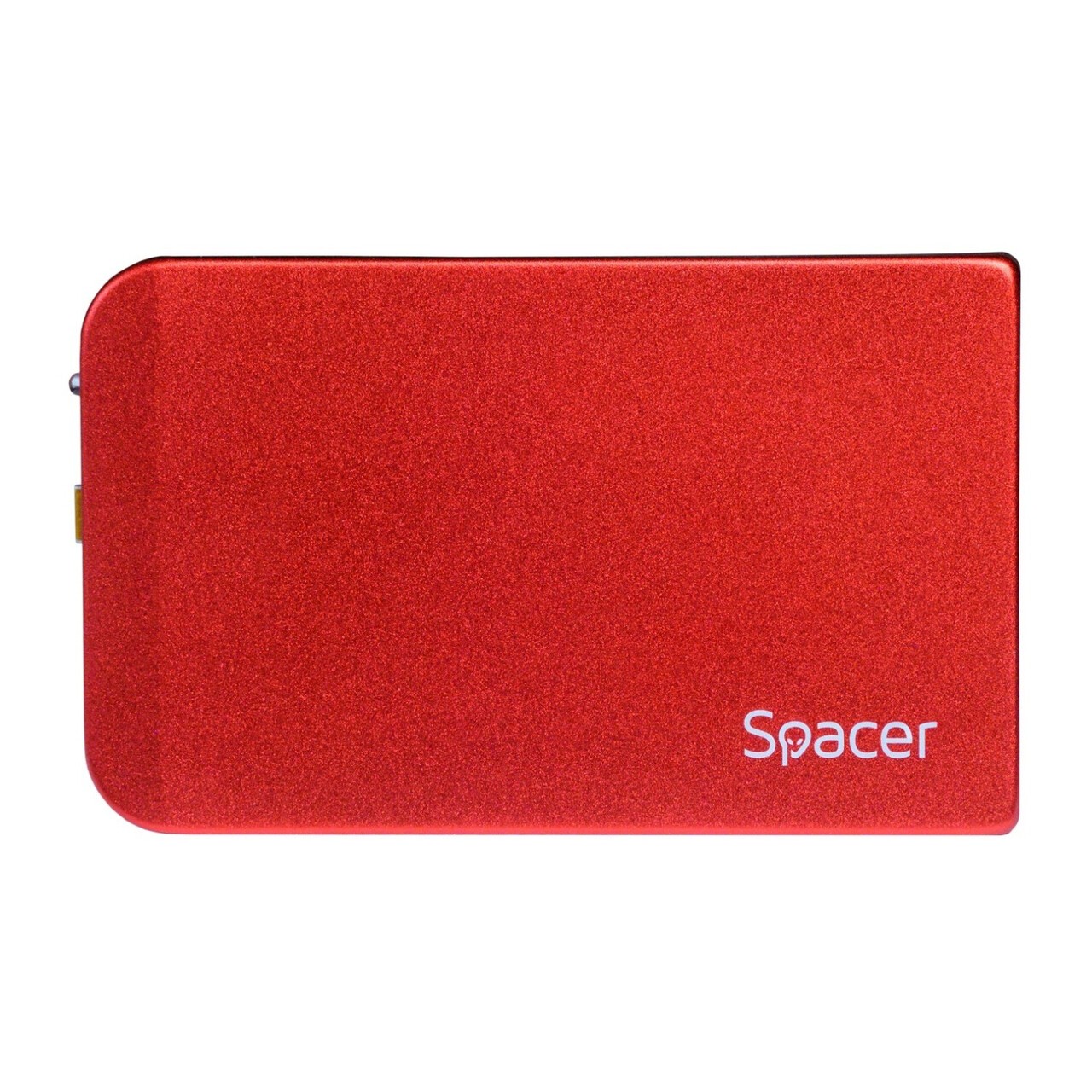 Carcasa Externa HDD/SSD 2.5" SPACER USB 3.0 Aluminiu Rosu - imagine 1