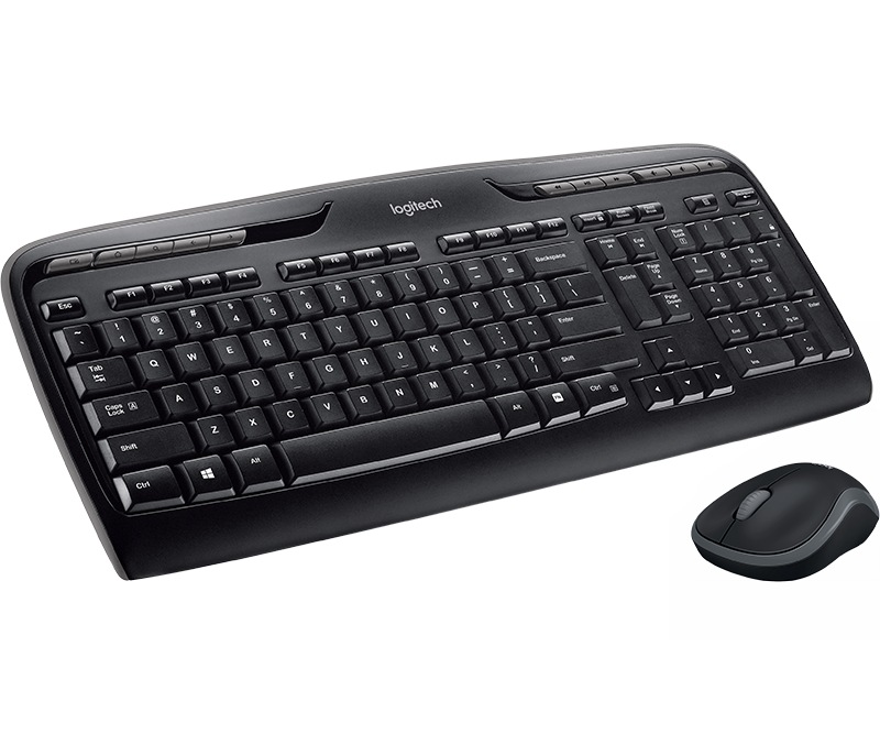 Kit Wireless Logitech MK330 - Tastatura + Mouse M215 Negro - imagine 2