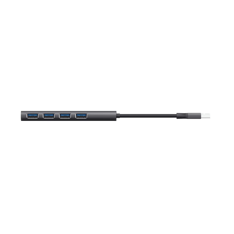 Hub USB Trust Halyx 4 Porturi USB-A 3.2 Argintiu - imagine 4